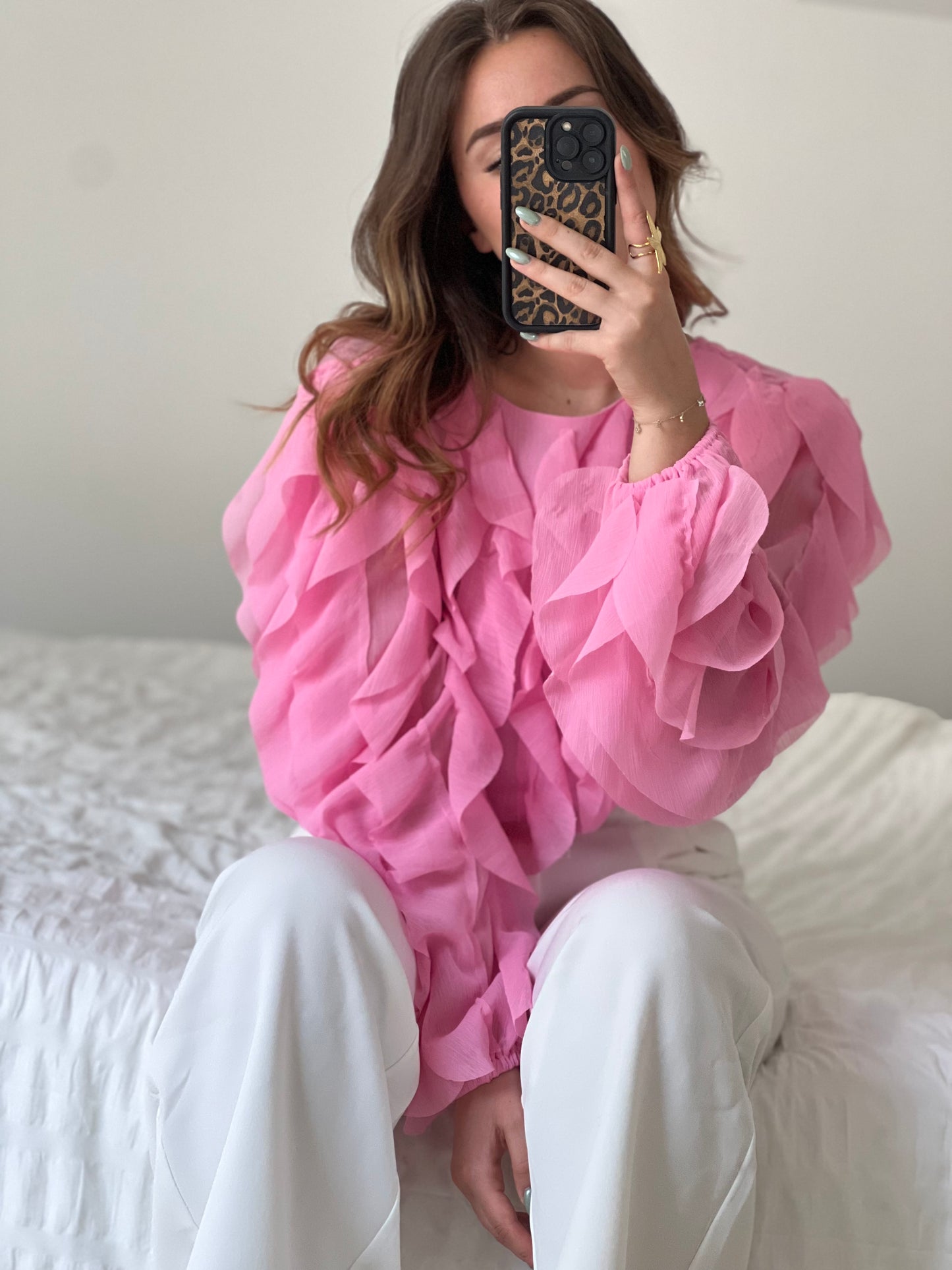 Chemisier rose Lady