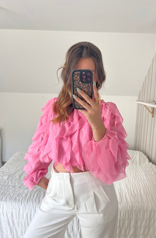 Chemisier rose Lady