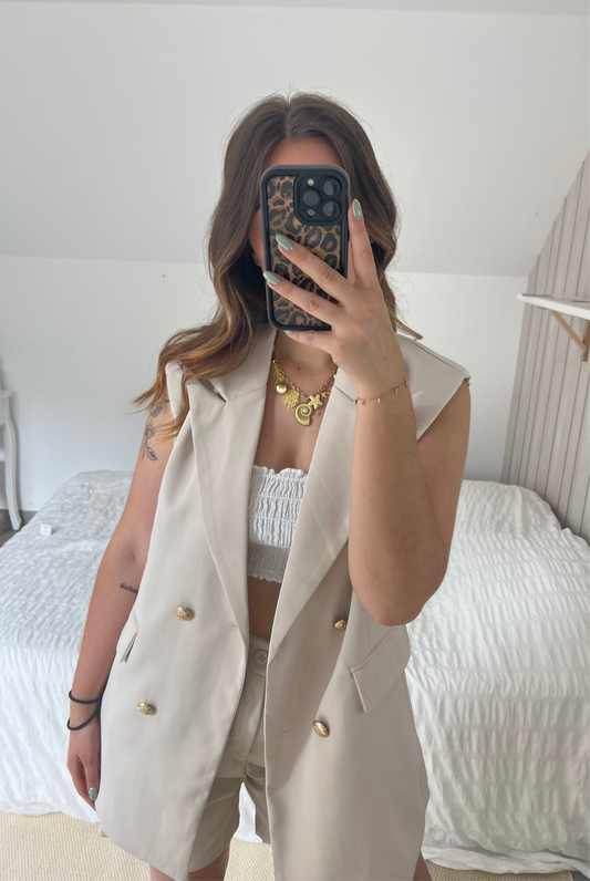 Blazer sans manches Lucy
