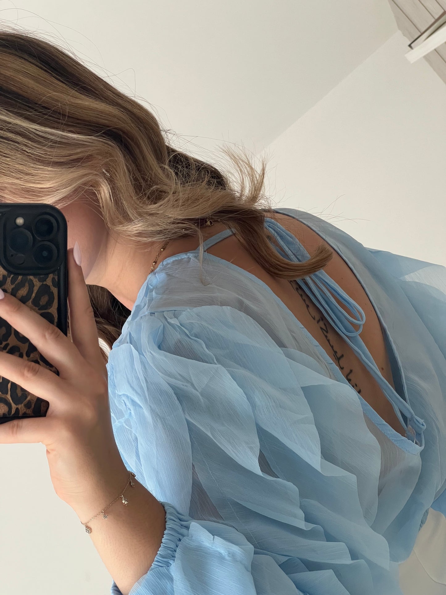Chemisier bleu Lady