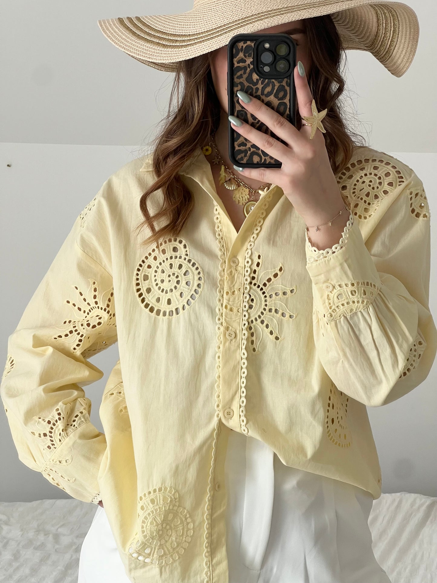 Chemisier jaune Sunshine