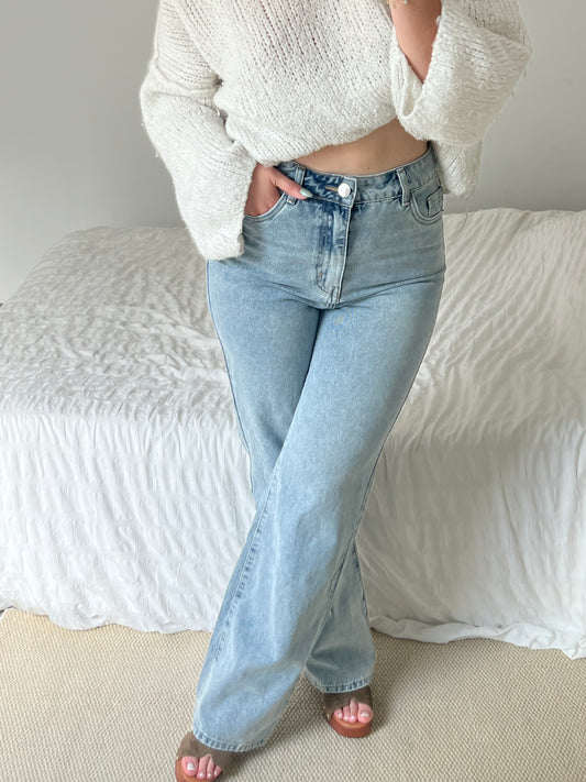 Jean bleu straight