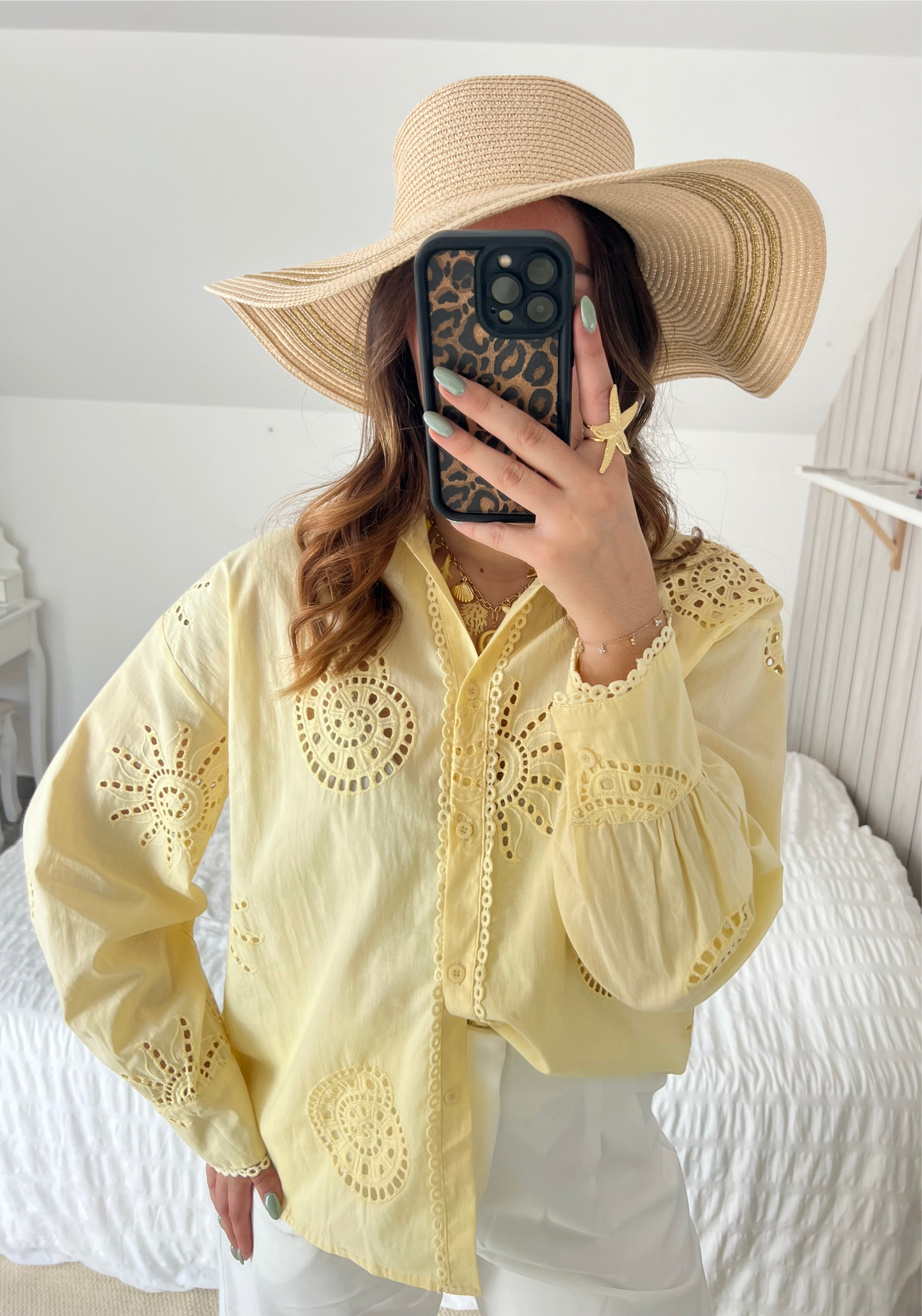Chemisier jaune Sunshine