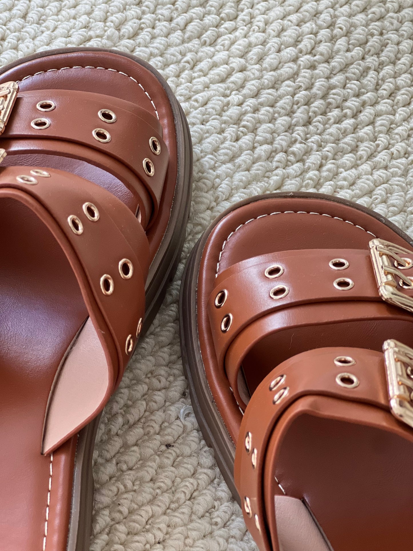 Sandales camel Chloé