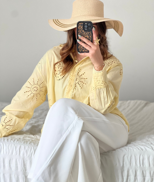 Chemisier jaune Sunshine